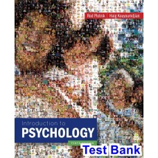 Introduction to Psychology 10th Edition by Plotnik - Test Bank