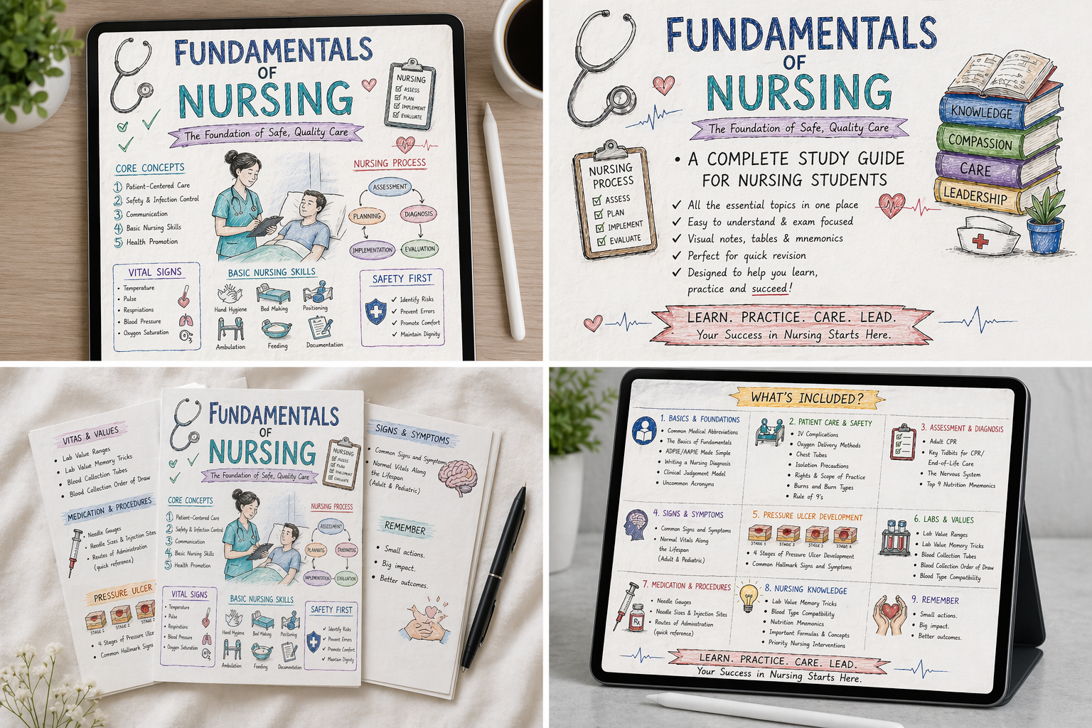 Fundamentals of Nursing Bundle - Digital Download