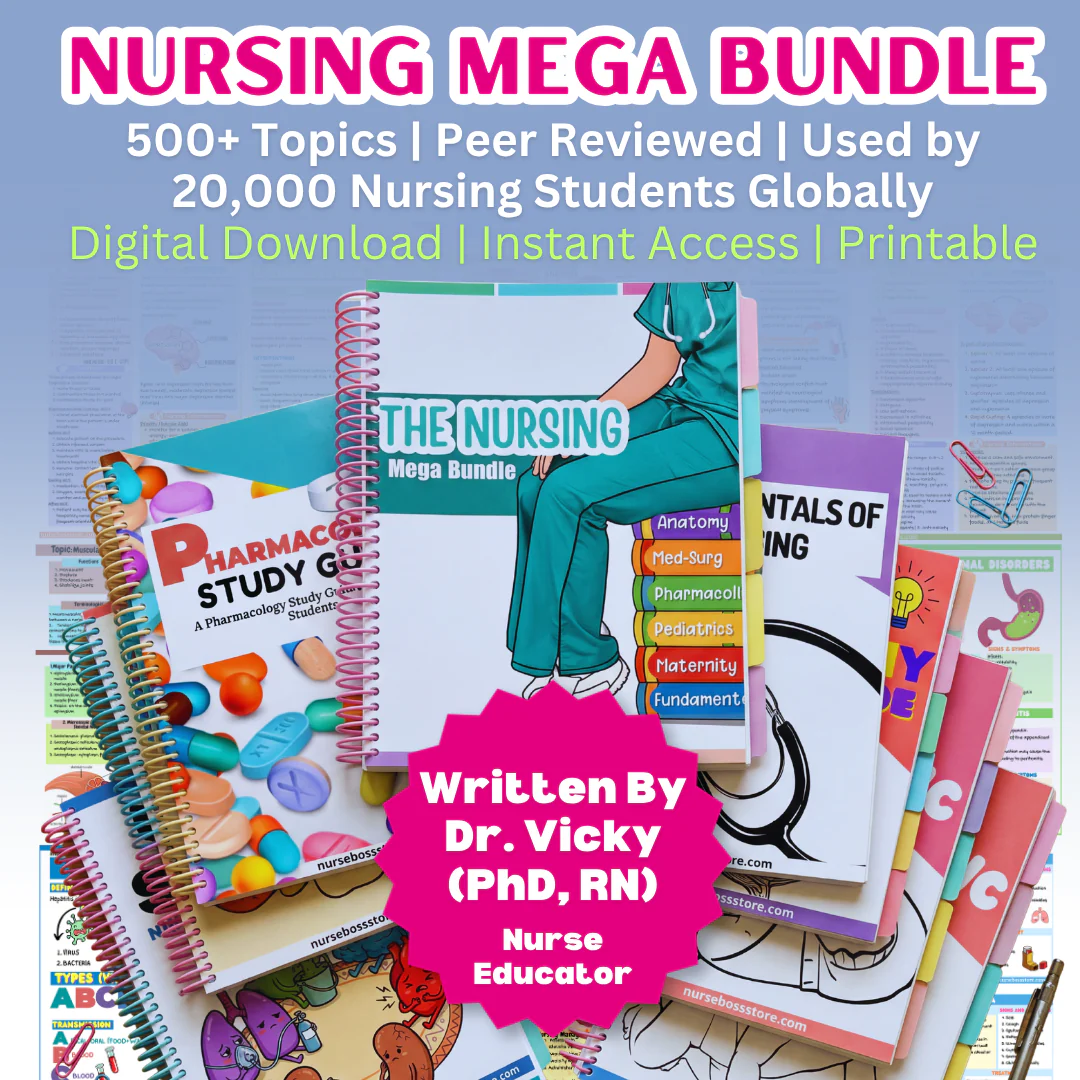 NURSING MEGA BUNDLE - (Digital-PDF)