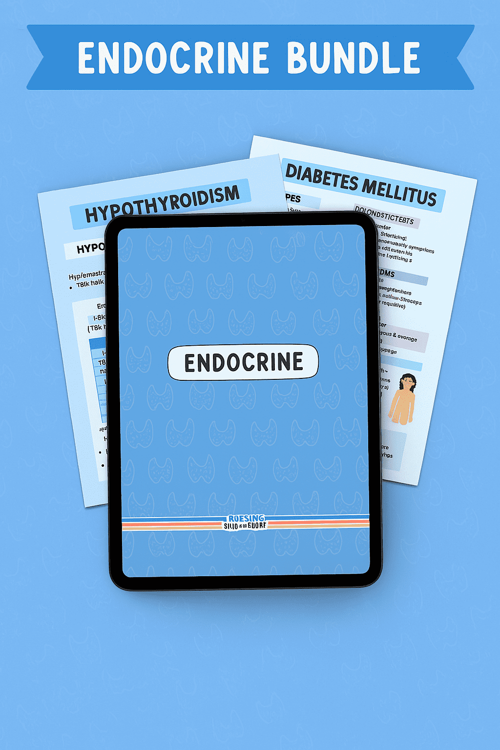 Endocrine Nursing Notes Study Bundle