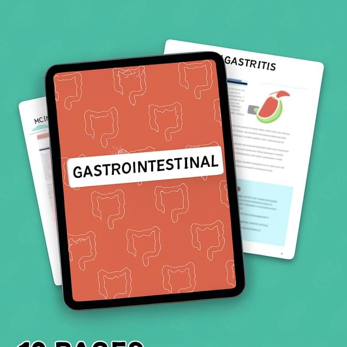 GI Nursing Notes Study Bundle