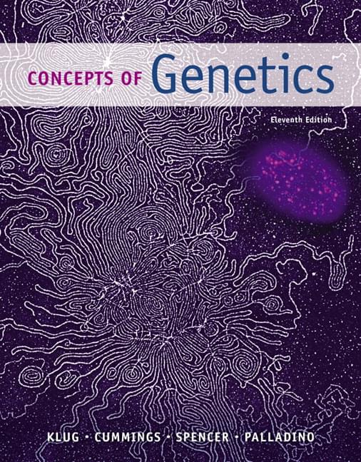 Concepts of Genetics, 11th Edition Klug, Cummings, Spencer & Palladino -Test Bank