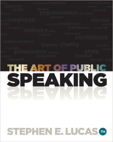 The Art of Public Speaking, 11th Edition by Stephen Lucas - Test Bank