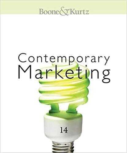 Contemporary Marketing 14th Edition by Gene Boone -Test Bank