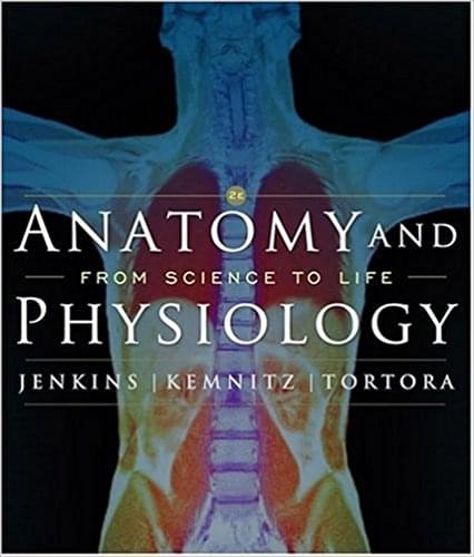 Anatomy And Physiology From Science to Life, 2nd Edition by Jenkins, Gail - Test Bank