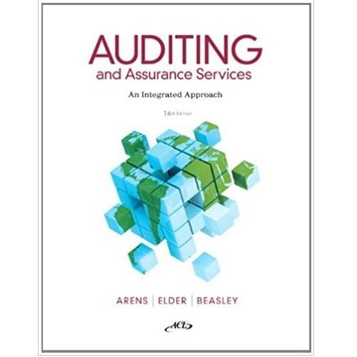 Auditing And Assurance Services 14th Edition By Arens - Test Bank