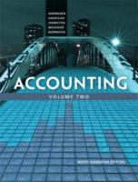 Accounting Volume 2 Canadian 9th Edition Horngren - Test Bank