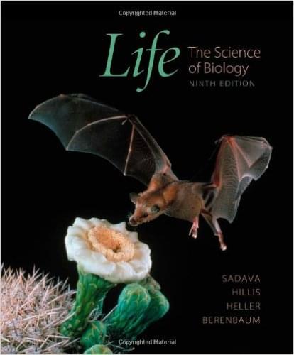 Life The Science of Biology 9Th Edition by david Sadava - Test Bank
